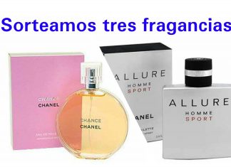 Sorteamos 3 fragancias de primera marca