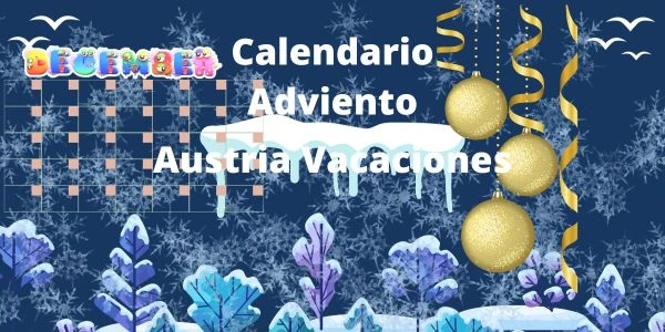 Calendario de Adviento de Austria Vacaciones 2023