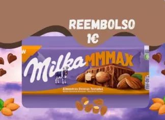 1€ Reembolso para Mmmax Almendras Enteras de Milka