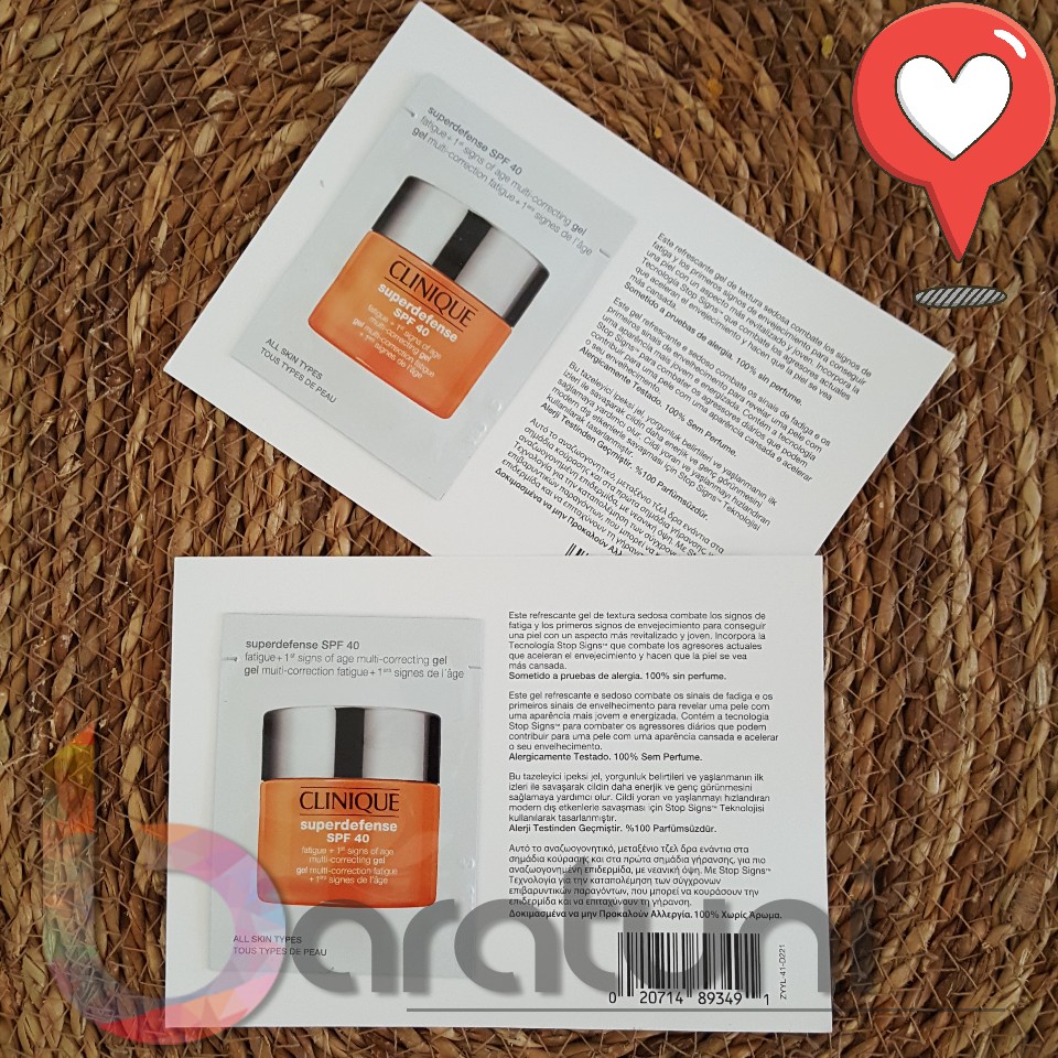 Muestras Gratis de la Nueva Crema Superdefense SPF25 de Clinique