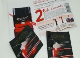 Muestras gratis de la crema Revitalift Laser de L’Oréal