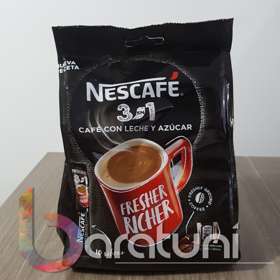 Gratis Reembolso de Nescafé 3 en 1 Café con Leche y Azúcar 2021