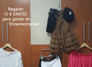 Regalan 15 € GRATIS para gastar en Showroomprive