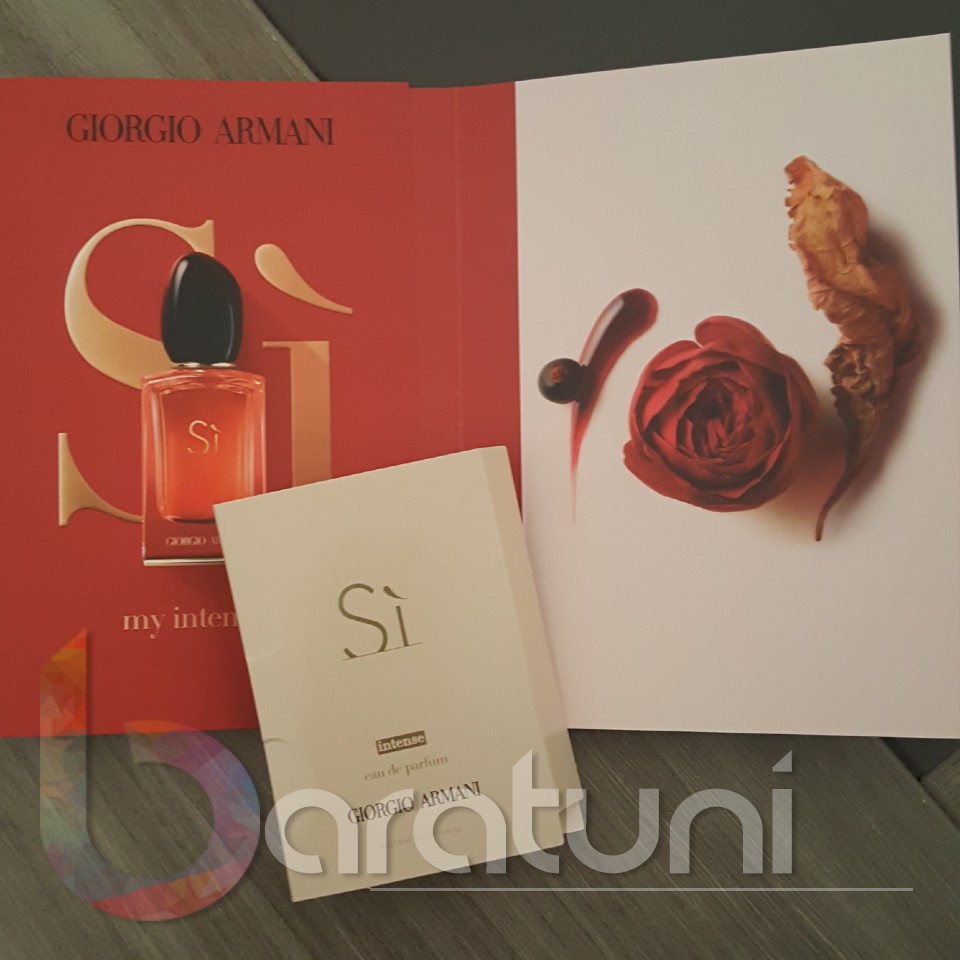 Muestras Gratis del Perfume Si EDP Intense de Giorgio Armani